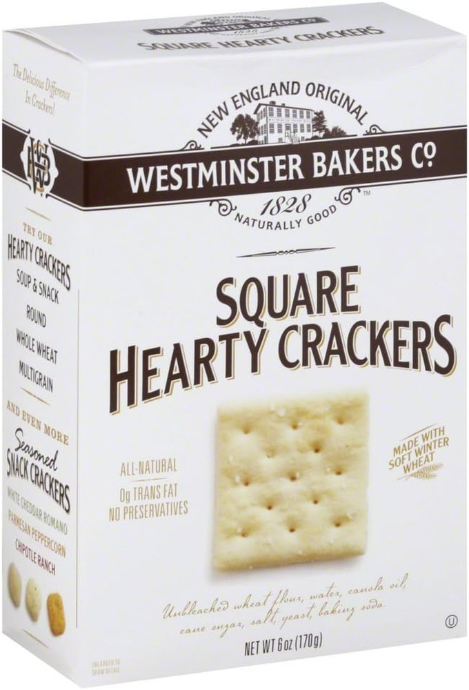 Westminster Hearty Square Crackers - 6 Oz Box
