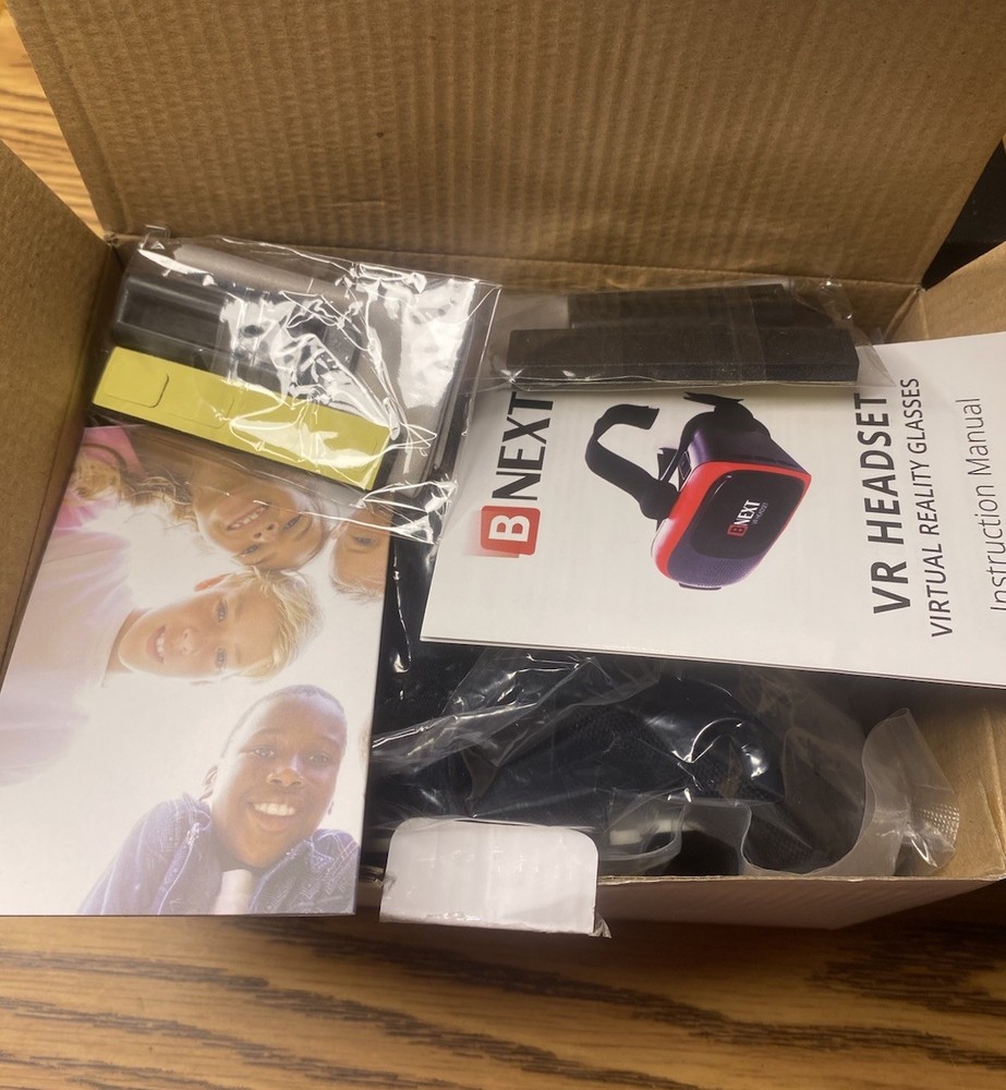 BNEXT VR Headset Compatible with iPhone & Android Phone - Universal Virtual Red