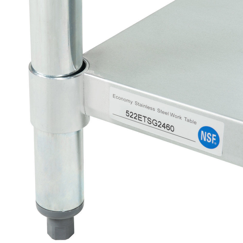 NEW!! 30" x 30" Stainless Steel Work Prep Table Undershelf Restaurant Backsplash