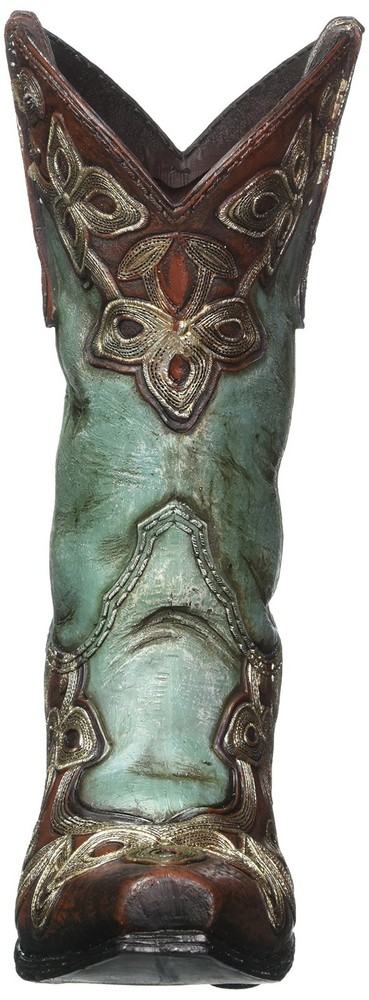 Turquoise Cowgirl Boot Vase