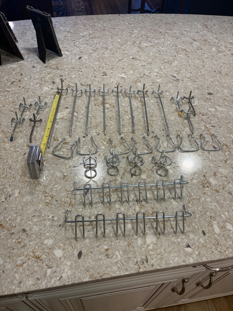 Pegboard Accessories for Organizing Tools in Workshop, Garage