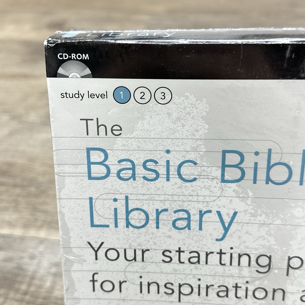 The Basic Bible Library - Study Level 1 Version 6.0 Windows XP CD ROM Big Box