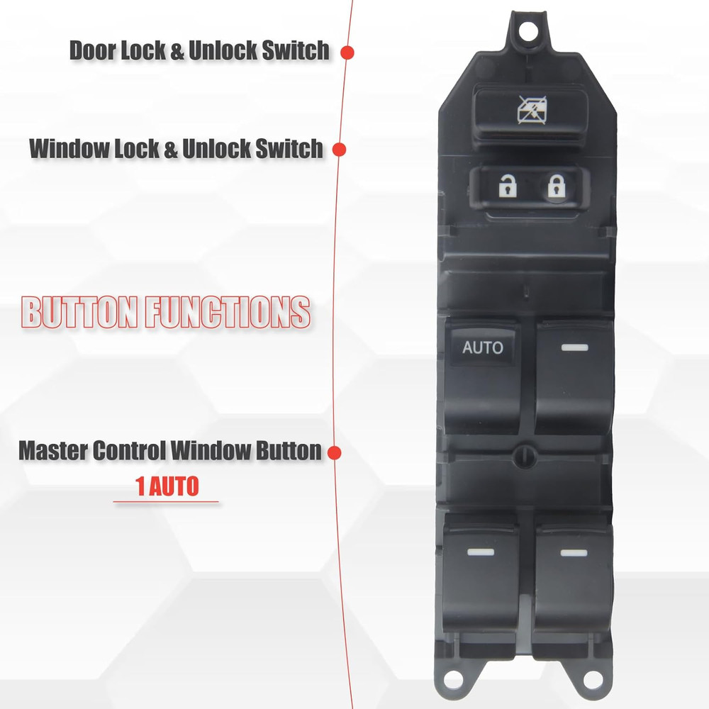 Driver Side Power Window Switch for 2007-14 Tundra