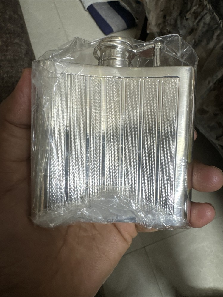 925 Sterling Silver Hip Flask, 152 grams