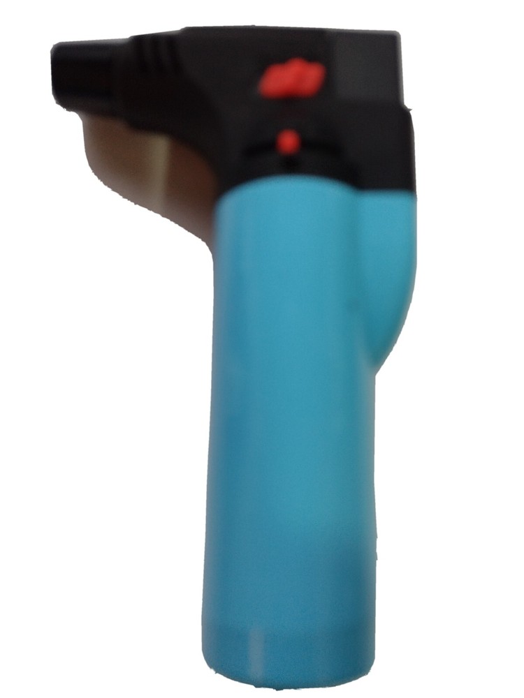 Soreaming Torch Refillable Windproof Jet Lighter Color Blue Size 4 inches