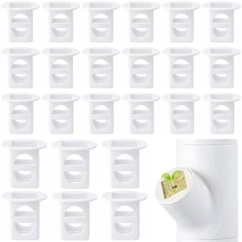 24 Pcs Grow Cubes for Hydroponic System, Grow Cube Hydroponic Cups Compatible wi