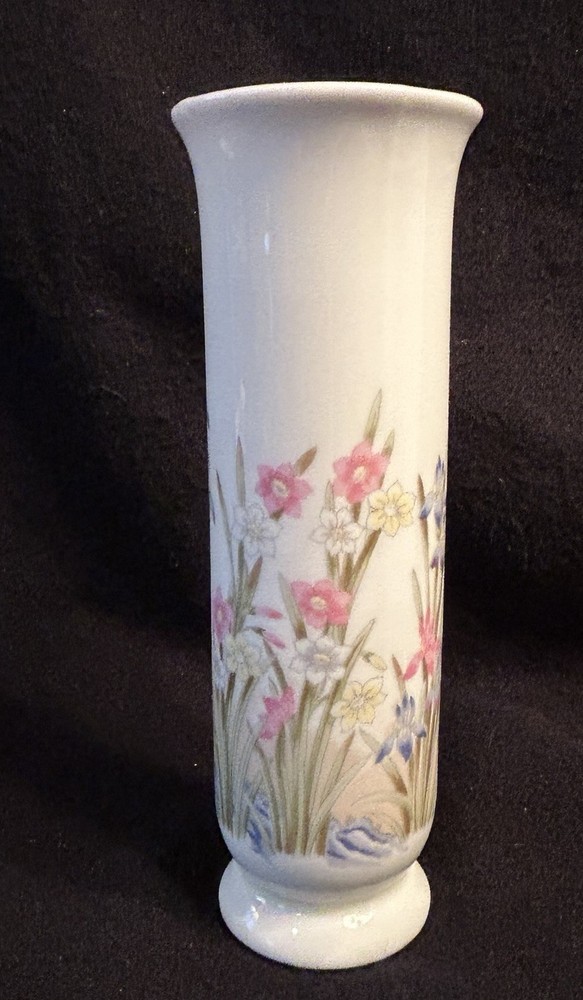 Small Ceramic "Iris" Bud Vase