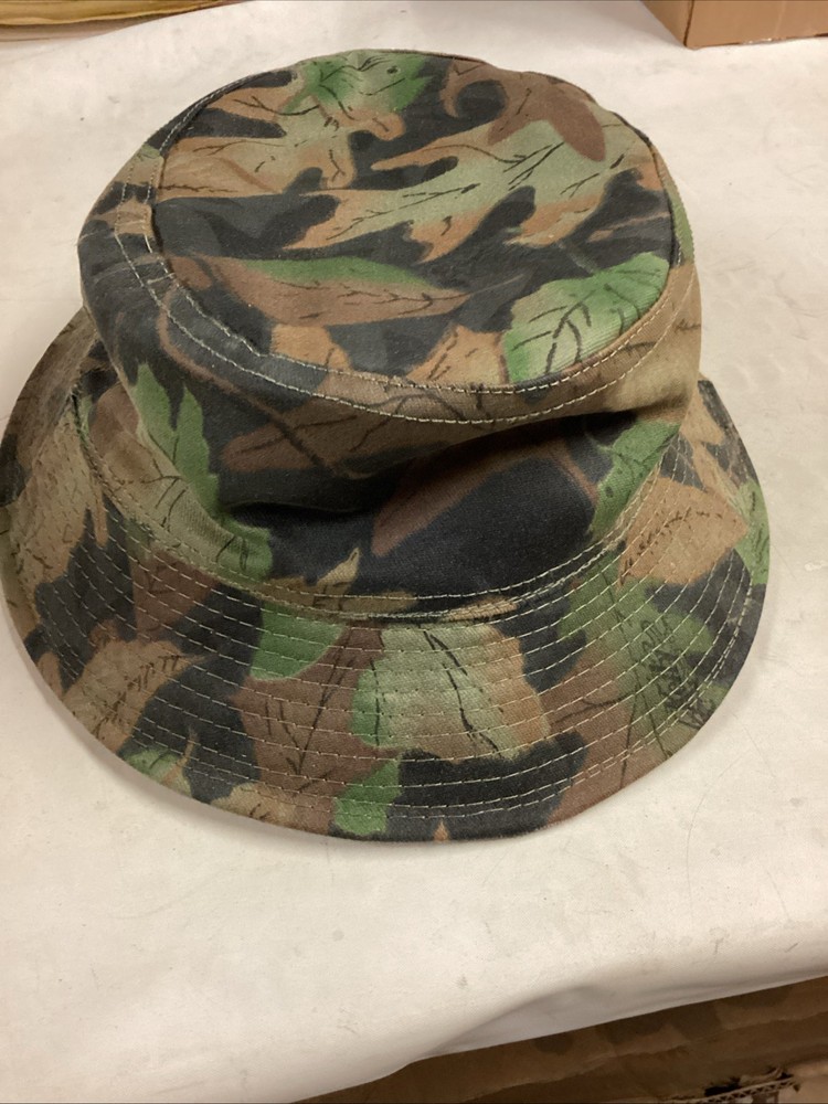 ' size Large hat camo reversible tru-leaf hunting orange