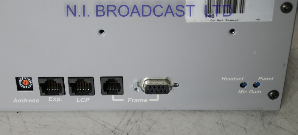 telex rts kp32 32 channel intercom talkback panel