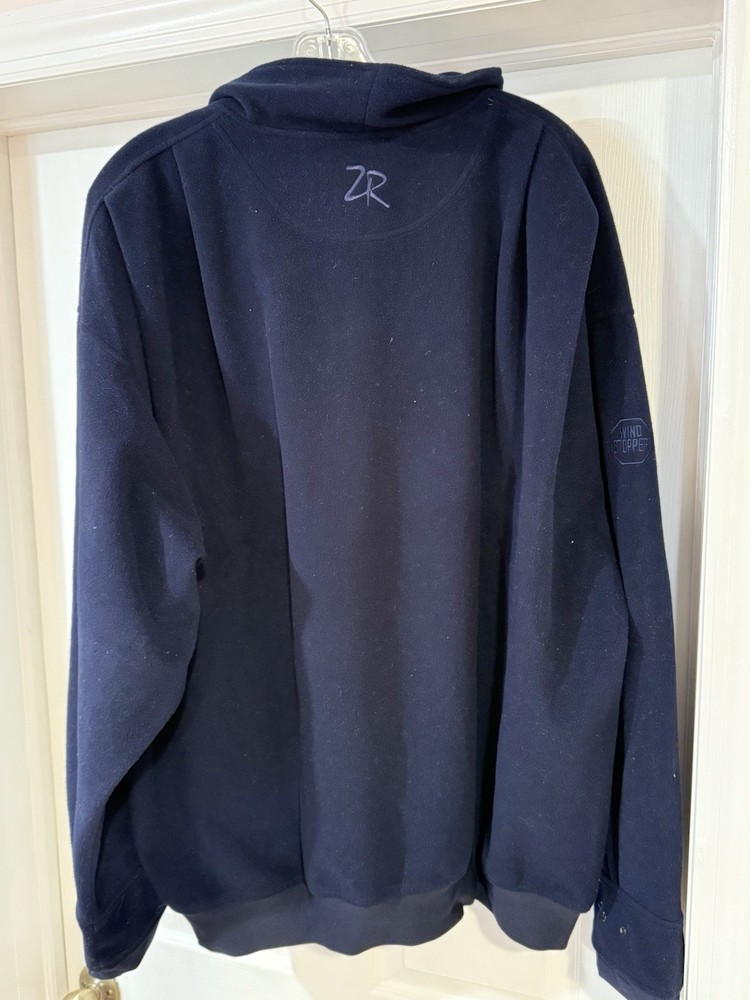 Zero Restriction Windproof Golf 1/4 Zip Pullover XXL Navy Blue