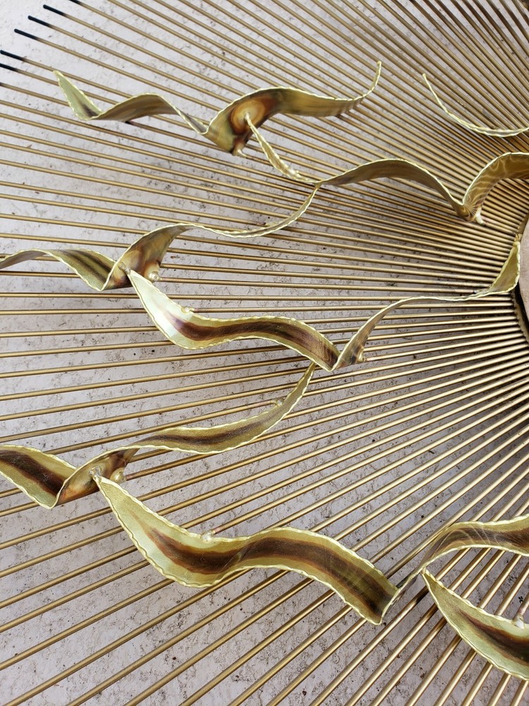 Mid Century Modern Starburst Brutalist Wall Sculpture Devalf Degroot Jere?