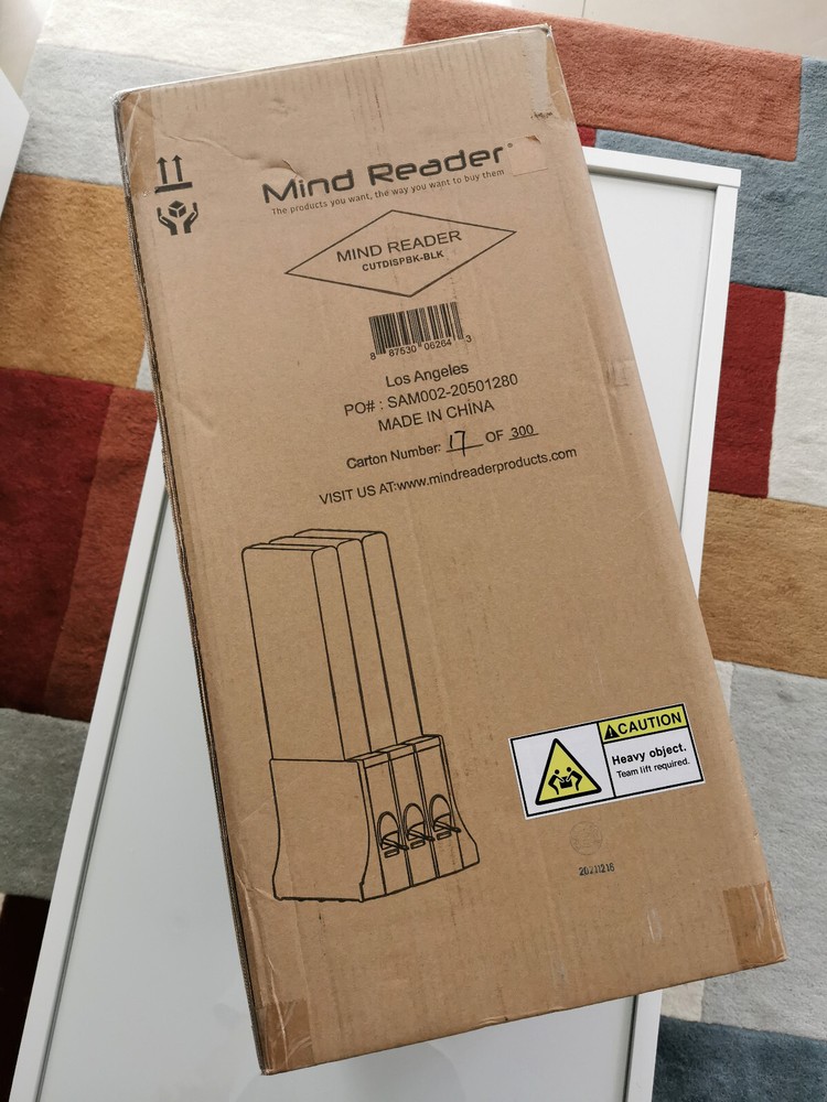 Mind Reader Utensil Plastic Fork Spoon Dispenser Silverware Organizer, Black