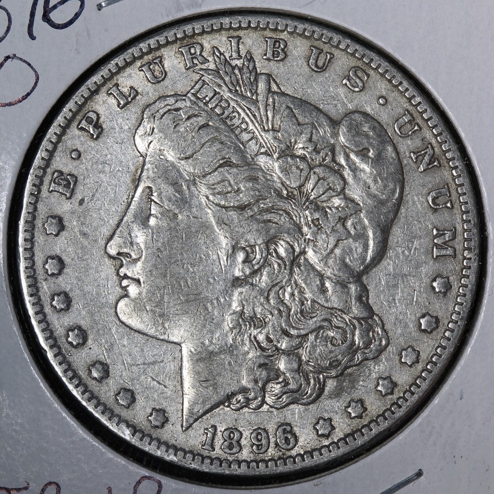 1896-O Morgan Silver Dollar XF E543 JRNP