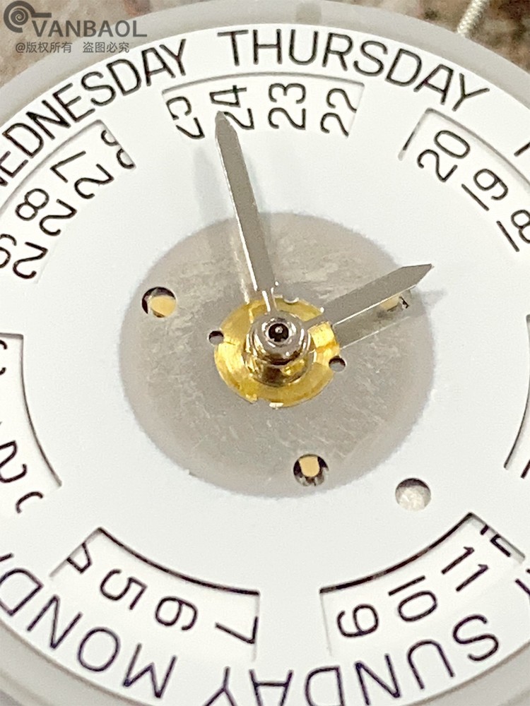 For 2834 Upper and Lower Calendar Double Calendar Automatic Mechanical Movement