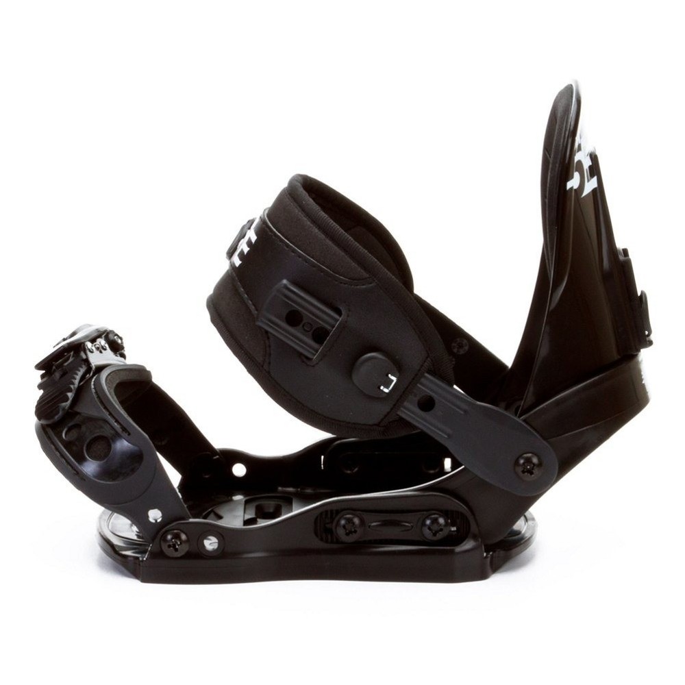 5th Element STEALTH Junior Snowboard Bindings for Kids - Black | Boot sizes 1-5
