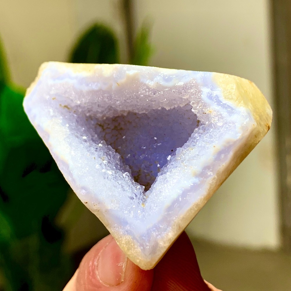 53GNatural Blue striped agate Crystal Chunks piece form Mineral Specimens