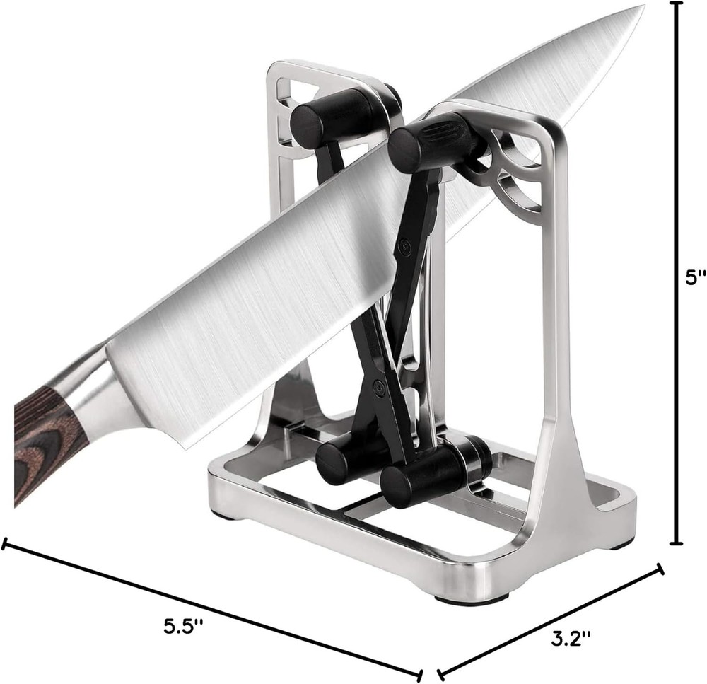 Knife Sharpener 3-Stage - Professional Kitchen Sharpening Tool