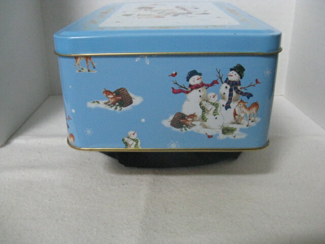 Snowmen Christmas Rectangle Tin ~ **Gift Idea