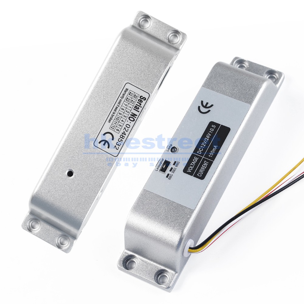 Electric Drop Bolt Lock Security System Fail-Safe Control Easy To Install DC12V