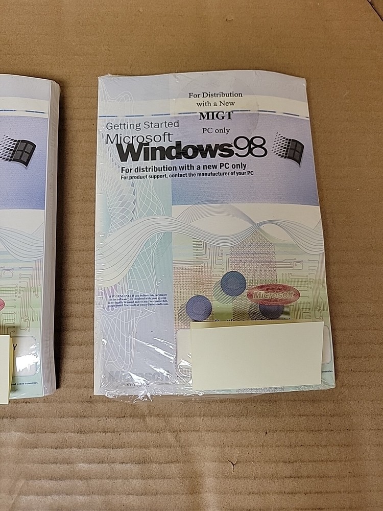Windows 98 operating system with Boot Disk (floppy) +CD With Product Key *READ