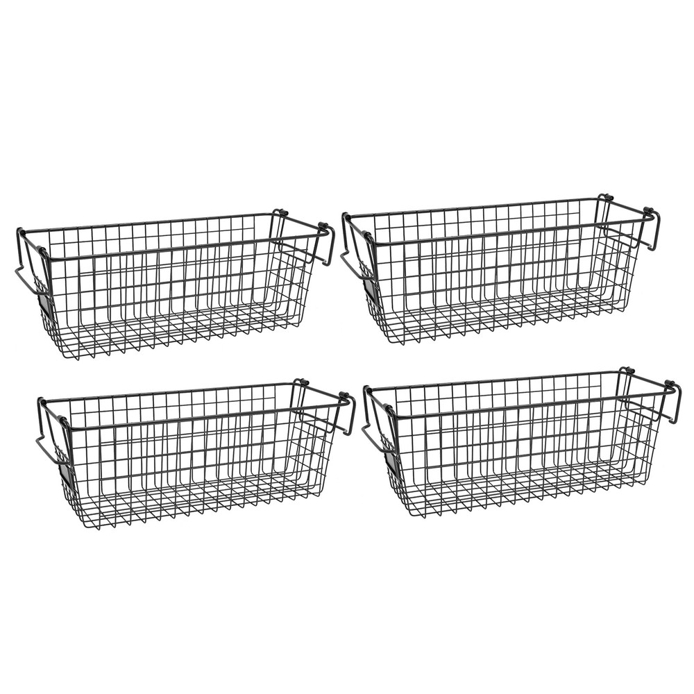 4 Pcs Stackable Storage Baskets, Storage Baskets, Vegetable Storage Baskets