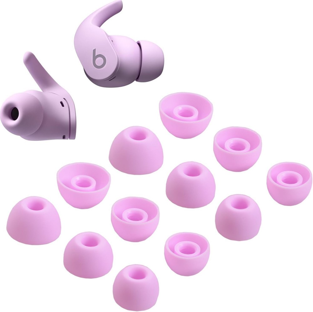 6 Pairs Replacement Earbuds Tips Silicone Eartips Set for Beats Fit Pro Buds