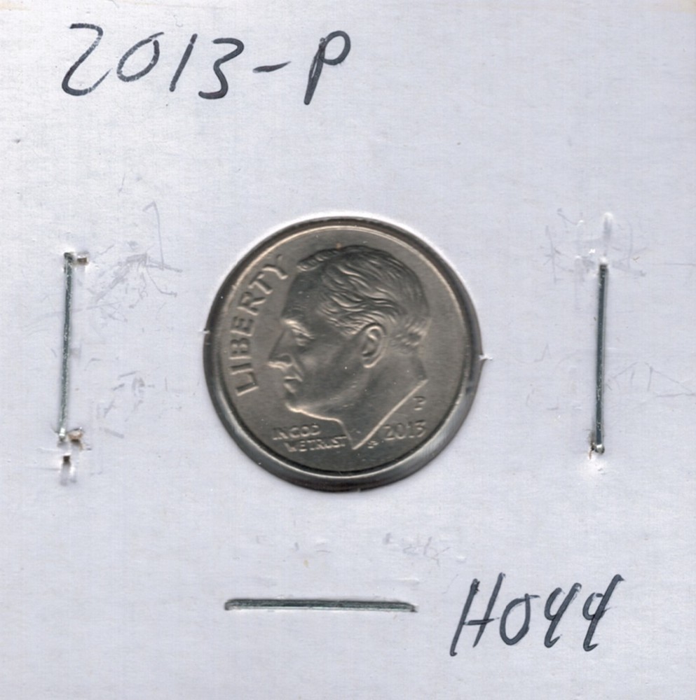 2013 P Roosevelt Dime H044 !!!Free Shipping!!!