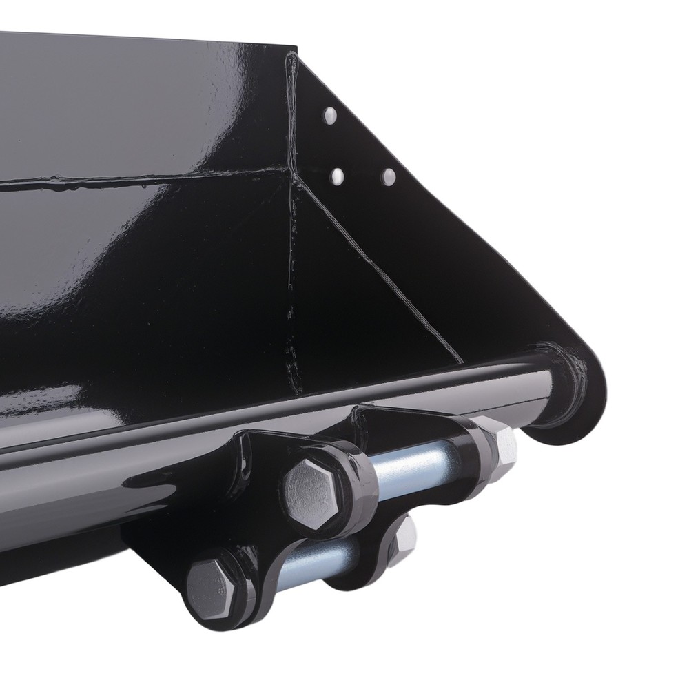 Flat Plain Bucket 600mm Width Construction Bucket 25mm Pin For Mini Excavator