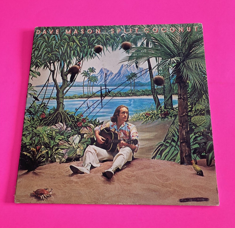 DAVE MASON SIGNED AUTOGRAPHED SPLIT COCONUT VINYL LP *EXACT PROOF*