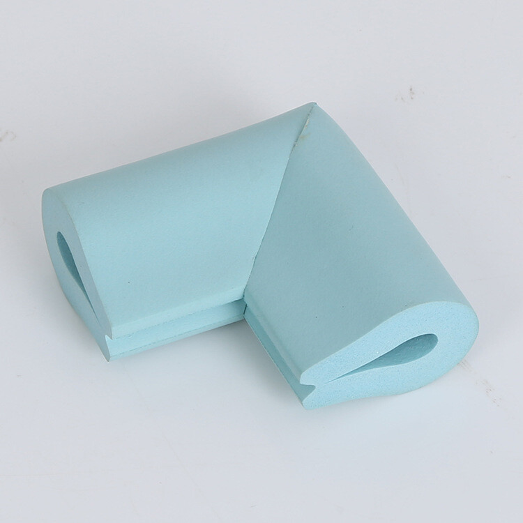 Corners Table Edge U Shaped Angle Corner Guards 55 X 35 X 8mm Light Blue 12pcs