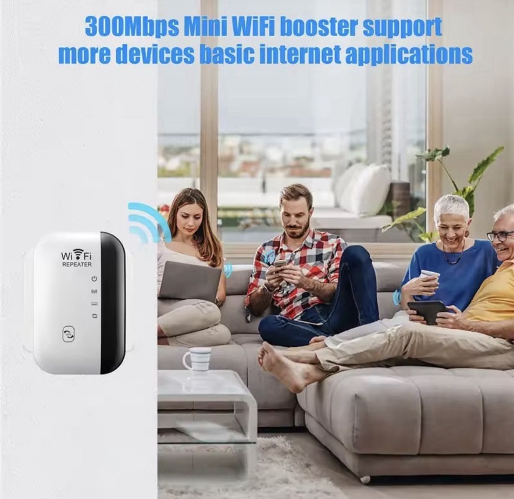 WiFi Range Extender InternetBooster Wireless Signal RepeaterWireless Amplifier