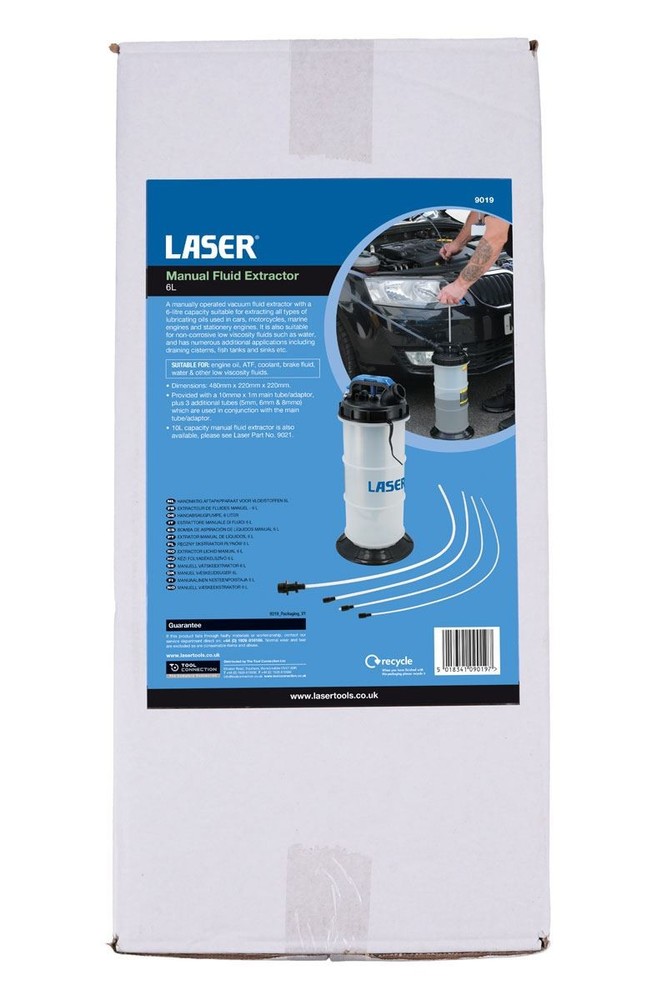 Laser Tools 9019 Manual Fluid Extractor 6L