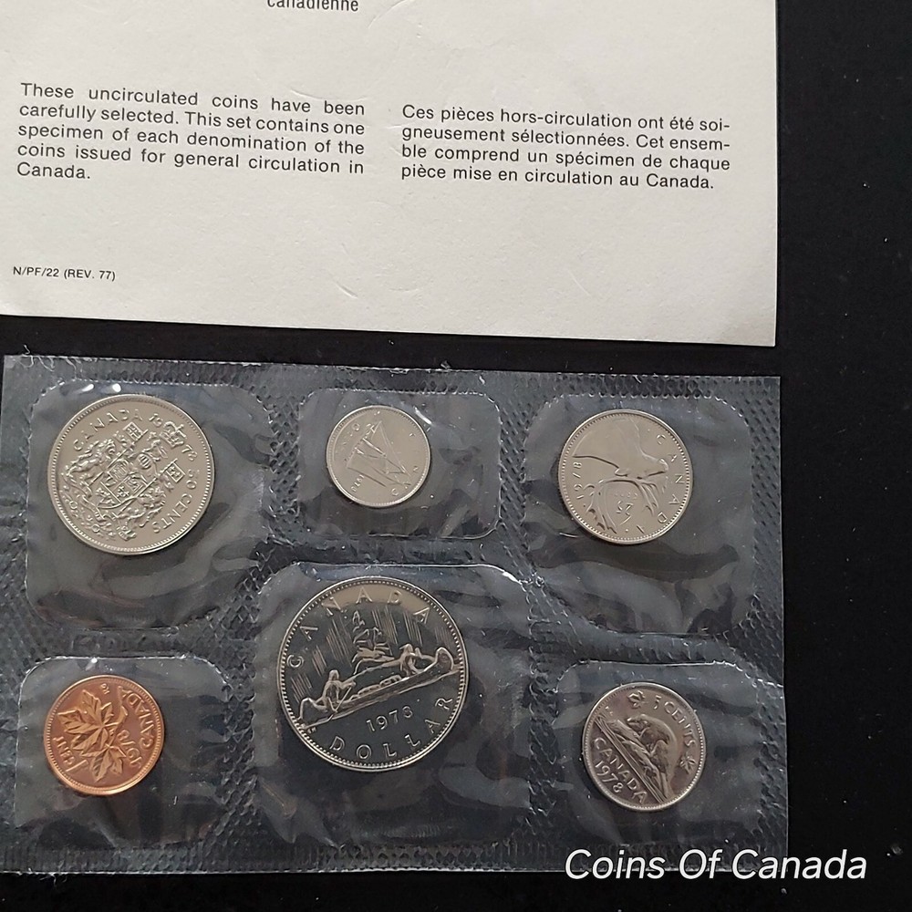 1978 Canada Prooflike 6 Coin Original Set Multiple Sets Available #coinsofcanada
