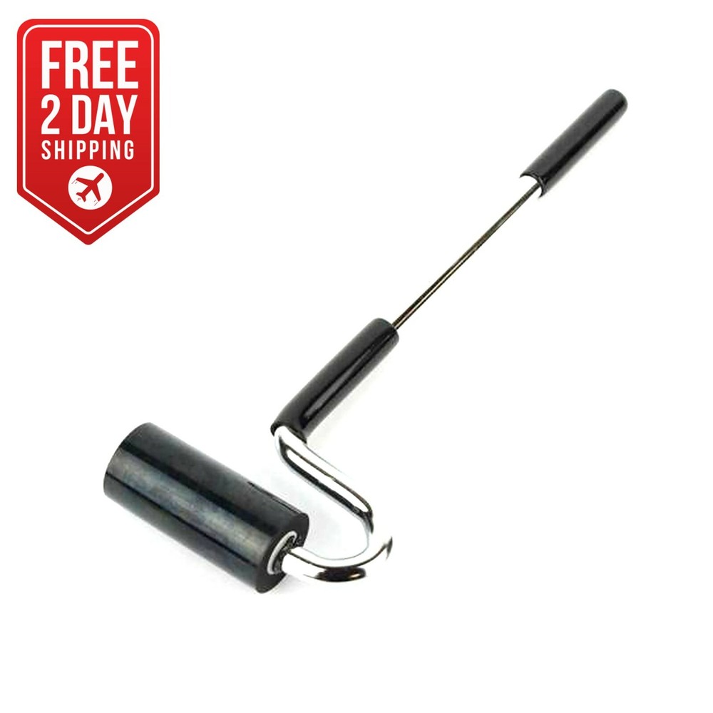 Big Horn 19600 Long Handle J-Roller with Rubber Roller