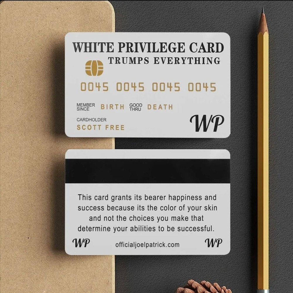 WP WHT PRIVILEGE CARD