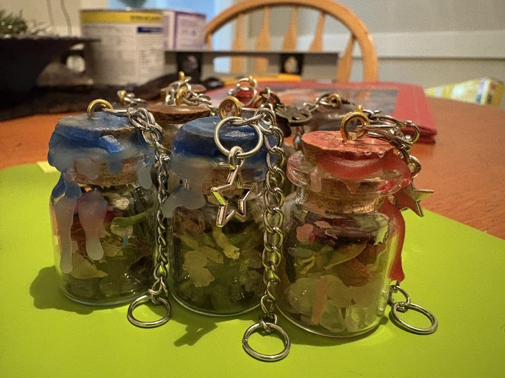 Spell Jar Keychains