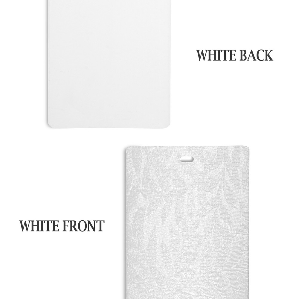 DALIX Rainforest Vertical Window Blinds Replacements Set 5 Pack Qty / White