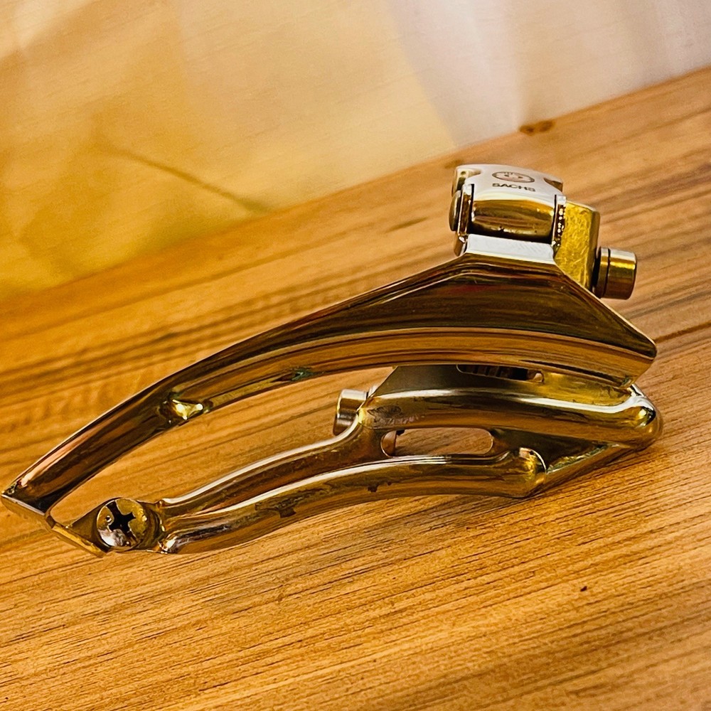 Sachs Quarz Top RARE REVERSE PULL Front Derailleur Braze On 