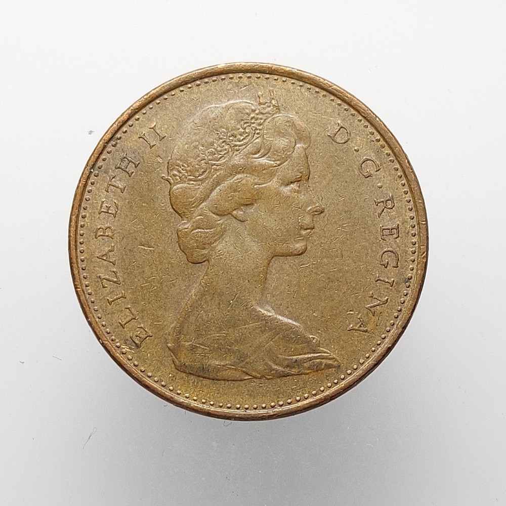 1978 Canada 1 Cent Bronze Coin Elizabeth II