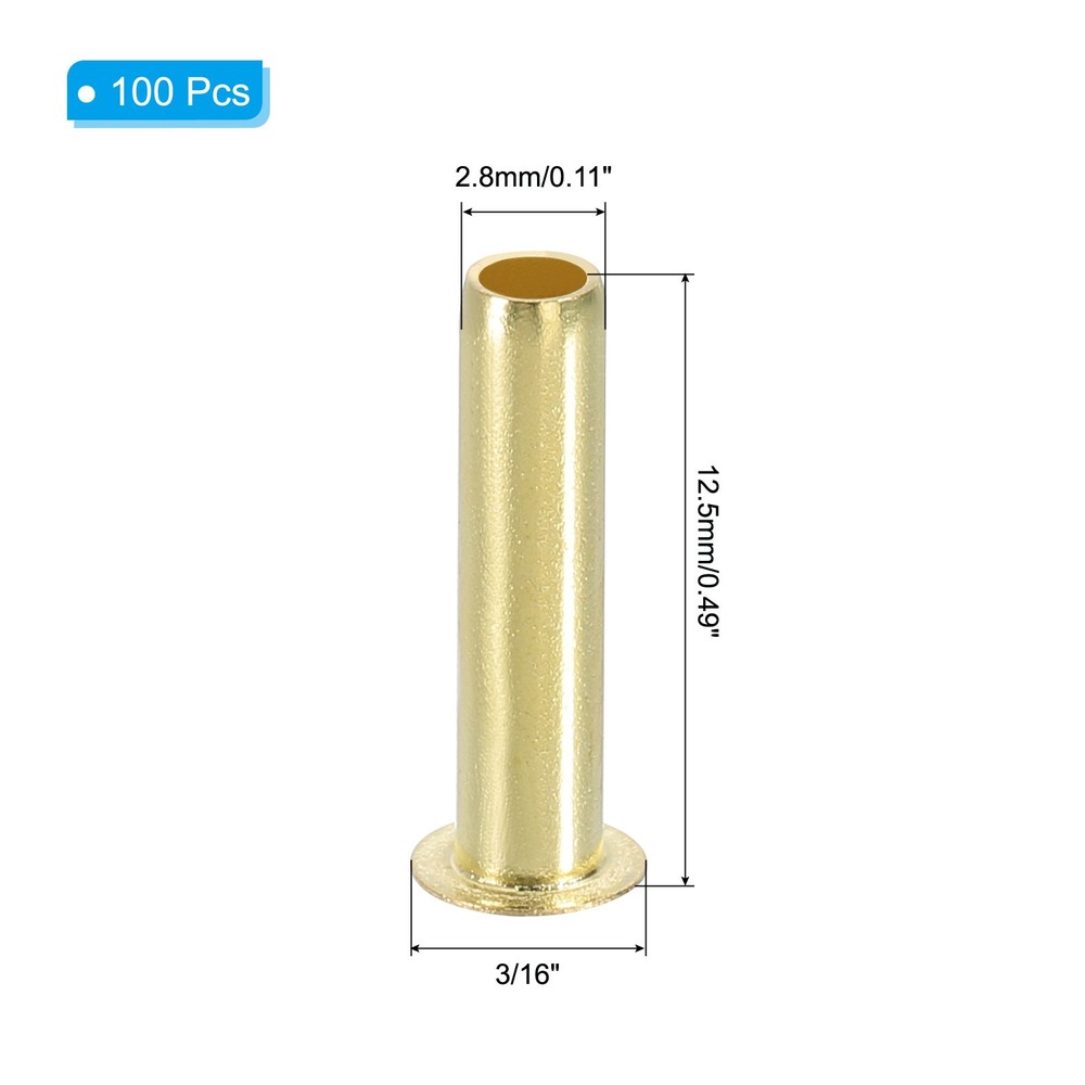 3/16" Brass Compression Fittings,100Pcs Compression Insert Tube Fitting