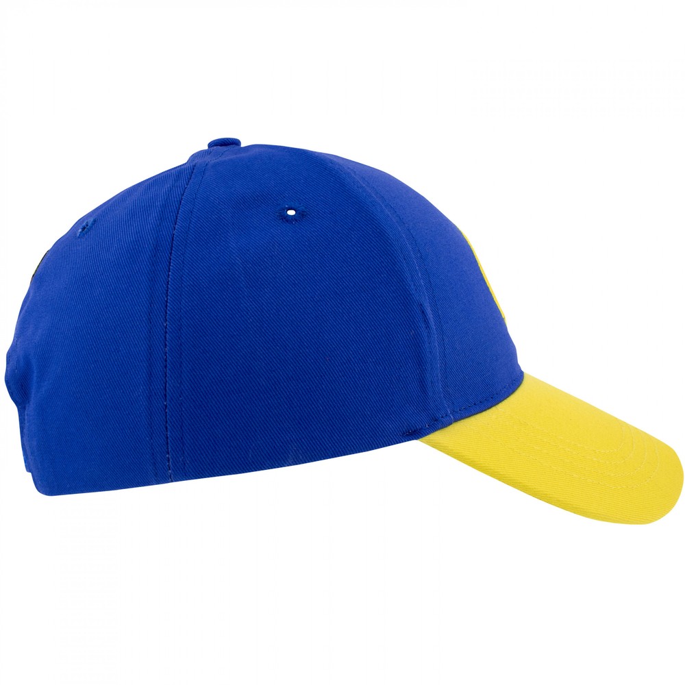 X-Men Logo Blue & Yellow Snapback Hat Multi-Color