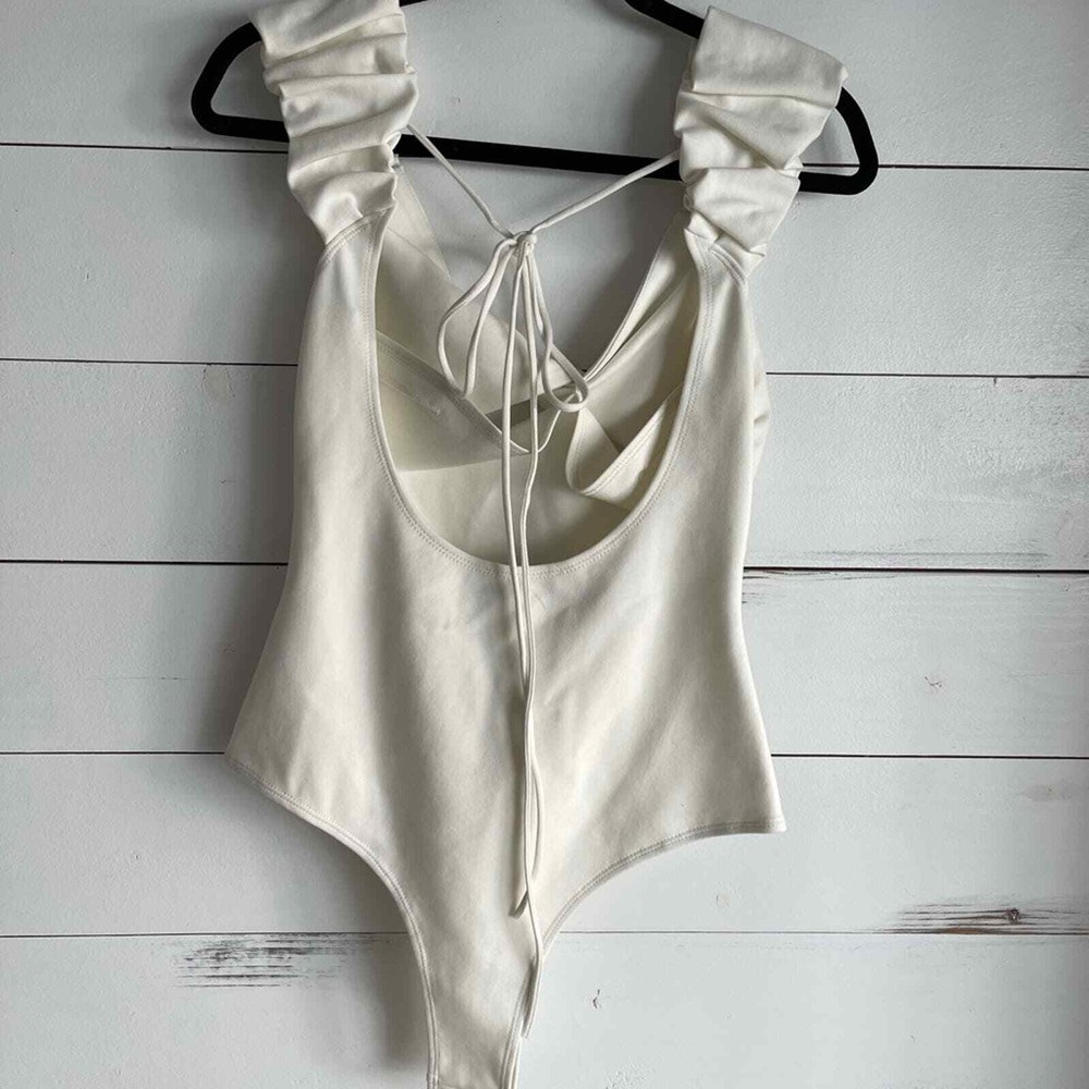 sthr Ballet Bodysuit in Ivory size Large