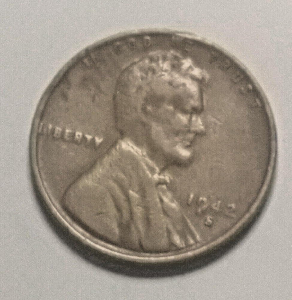 1942 one-cent lincoln wheat penny uncirculated 1c