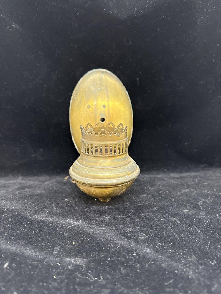 Vintage Simple Brass Lighted Wall Sconce