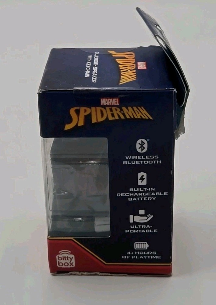 Marvel Spiderman Miles Morales Bluetooth Speaker With Keychain