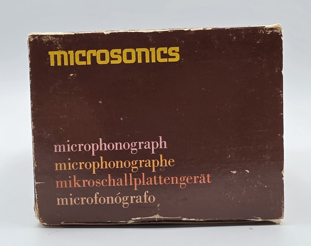 Microsonics MS-301 Mini Player Vintage Microphonograph NOS