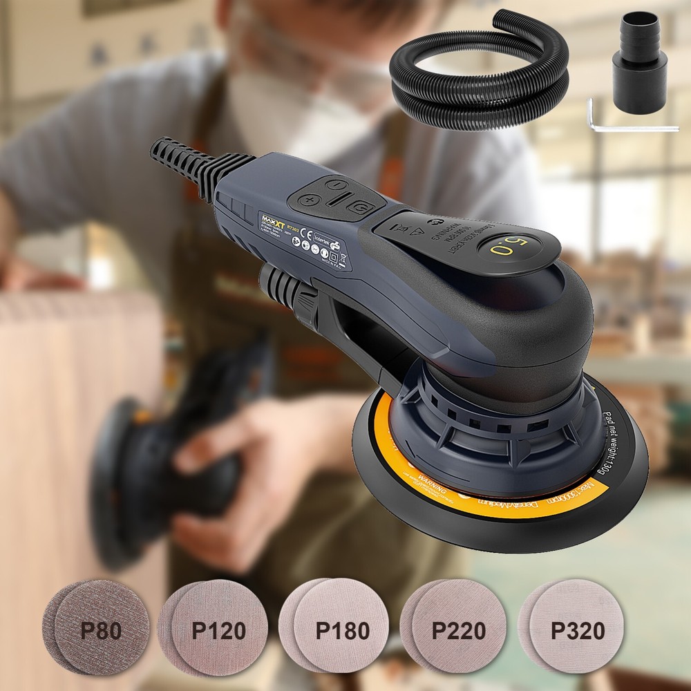 MAXXT Random Orbital Sander Brushless 350W Variable Speed 150mm (6")