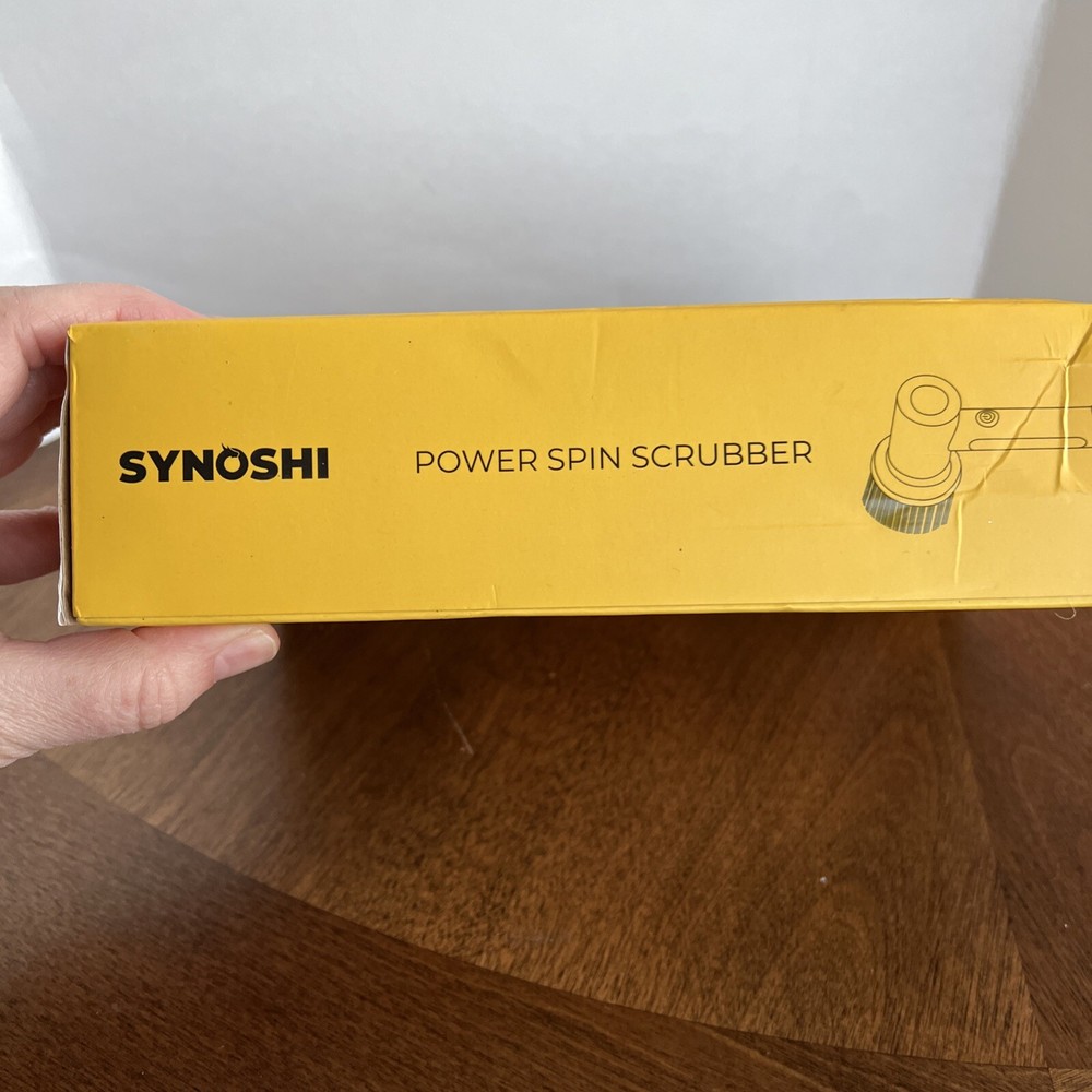 SYNOSHI Rechargeable Cordless Electric Power Spin Scrubber