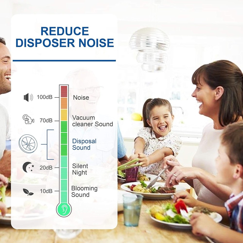 Round Black Splash Guard for Kitchen Sinks - Reduce Noise & Spills Effortlessly