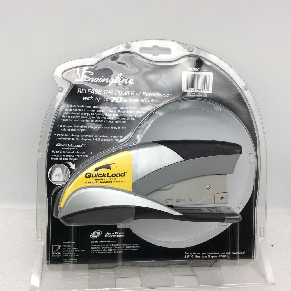 Optima Powerease Swingline 25 Sheets Quickload Stapler #87851